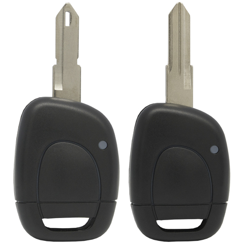 WhatsKey-carcasa de llave a distancia de coche, carcasa de entrada sin llave de 1 botón para Renault Clio Twingo Kangoo Master VAC102/NE73 Blade de repuesto ► Foto 1/6