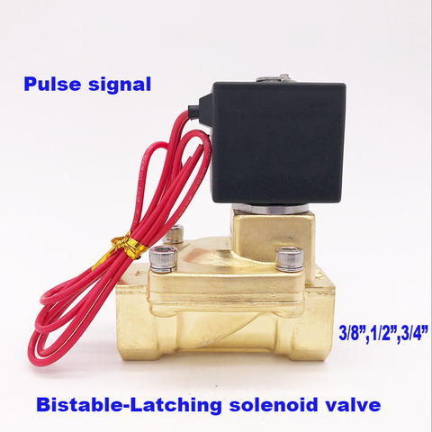 Válvula Solenoide biestable de agua de diafragma piloto de 2 vías 3/8 1/2 3/4 pulgadas orificio 10/15/20mm NBR PX-10/15/20 10bar ► Foto 1/6