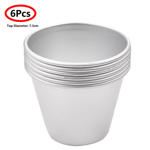 Uds antiadherente Mini anodizado individuales vasos pastelitos de Chocolate fundido sartenes tazas de pudín de moldes para postre DIY hornear Cocina ► Foto 1/6