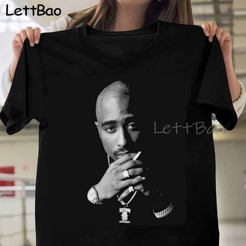 Camiseta de Diseño de Moda de verano para hombre, camisa informal de manga corta y cuello redondo de música de Rap, estilo Hip Hop, leyendas Tupac 2Pac, Marilyn Monroe, 2022 ► Foto 1/6