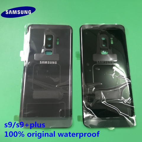 Samsung-funda trasera para teléfono móvil inteligente Galaxy S9 Plus S9, carcasa trasera de cristal, reemplazo de batería para Samsung S9 ► Foto 1/5
