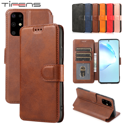 Cartera de cuero para Samsung A51 A71 A21S A42 A31 A41 S21 S20 FE S10 Nota 10 20 Ultra Lite más A10 A20 A30 A40 A50 A70 cubierta ► Foto 1/6