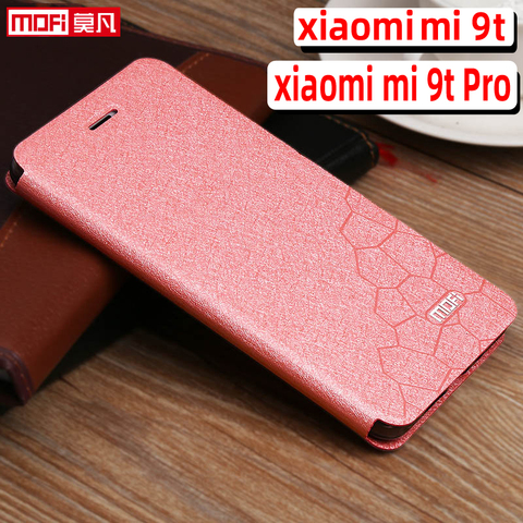 Funda con tapa para xiaomi mi 9t pro, carcasa de lujo con soporte de cuero, funda trasera de silicona, funda protectora transparente, 9t pro ► Foto 1/6