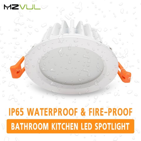 Luz descendente LED impermeable, 5 W, 12W, 15W, IP65, punto de luz empotrable, AC220V, 110V, foco LED de baño al aire libre ► Foto 1/1