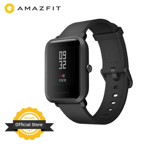 Reloj inteligente Huami Amazfit Bip Lite IP68, reloj inteligente deportivo resistente al agua con Bluetooth, control del ritmo cardíaco, GPS, llamadas, recordatorios, vibración, alarmas y conexión con la app MiFit ► Foto 1/5