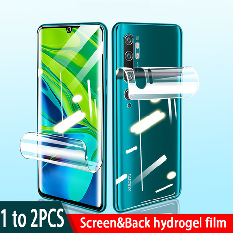 Película de hidrogel trasera para Xiaomi Mi 8 Lite CC9e CC9 Pro Mi8 Micc9 Micc9e mi CC9pro, protector de pantalla sin vidrio templado, 1 a 2 uds. ► Foto 1/6