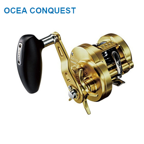 SHIMANO-Rueda de pesca 100% OCEA CONQUEST 300PG 301PG, carrete giratorio de fundición de cebo 10 + 1BB, equipo de pesca hecho en Japón, Original ► Foto 1/1