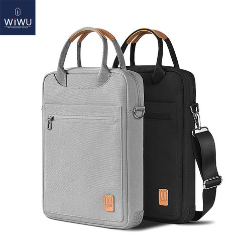 WiWU-bolsa para ordenador portátil MacBook Pro 13 A2338 Air 13 A2337 2022 M1, Chip, bolso de hombro impermeable para iPad Pro 12,9 11 10,5 9,7 pulgadas ► Foto 1/6