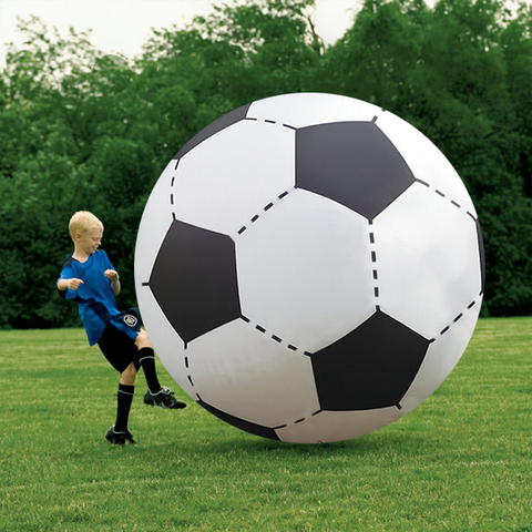 Pelota de playa inflable gigante para adultos y niños, globos de agua, voleibol, fútbol, Fiesta al aire libre, juguetes para niños, 60cm/80cm/130cm/150cm ► Foto 1/6