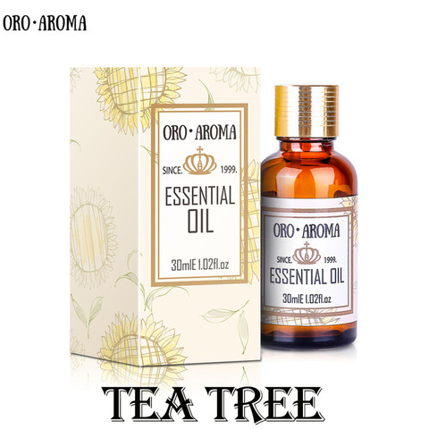 Famosa marca oroaroma árbol de té de aceite esencial tratamiento NATURAL adultos ORGANI Cargan eliminar Acnes bocinas piel aceite de árbol de té ► Foto 1/6