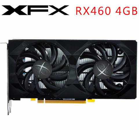 Tarjeta de vídeo XFX RX460 4GB 128Bit GDDR5 tarjetas gráficas para AMD RX 400 series VGA tarjetas RX 460 560 470 570 usadas ► Foto 1/6