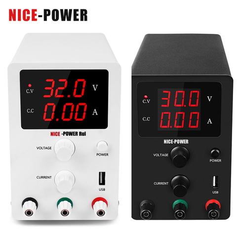 Nice-power-fuente de alimentación ajustable regulada para laboratorio, estabilizador y regulador de voltaje, fuente de Banco de conmutación, 60V, 5A, 30V, 10A ► Foto 1/6