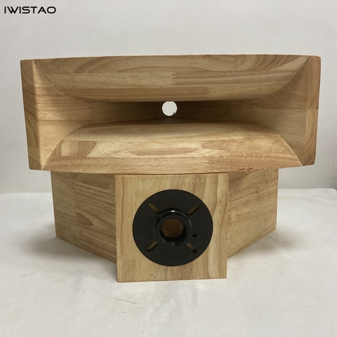 IWISTAO-cuerno de madera vacío HIFI, sólido, 1 par, compensación triple para altavoces de gama completa ► Foto 1/6