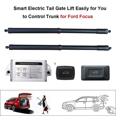 Inteligente para automóbil elevador eléctrico para puerta trasera para Ford Focus de Control remoto coche de asiento de puerta botón Set altura evitar pizca ► Foto 1/1