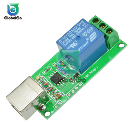 Módulo de relé USB de 5V y 1 canal, Control programable por ordenador, para casa, juguete inteligente ► Foto 1/6