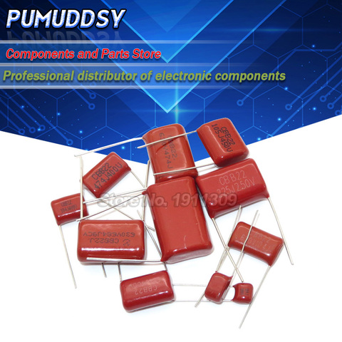 10pc 400V 224, 474, 334, 394, 474, 564, 684, 754, 824, 103, 223, 333, 473, 683, 104, 154, 105, 125, 205, 155, 175, 185 J 400V CBB condensador 0,22 UF ► Foto 1/1
