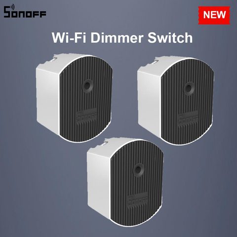 SONOFF-interruptor inteligente de luz D1, dispositivo de atenuación con Wifi, 5/10 Mhz, RF, Interruptor controlado a través de la aplicación eWeLink, Google Home y Alexa, 3/433 Uds. ► Foto 1/6