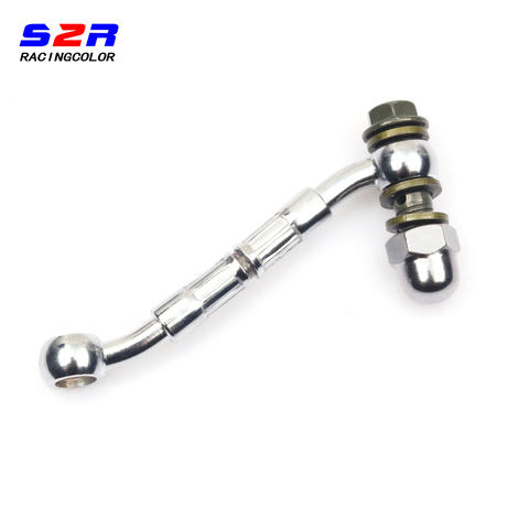 Manguera de freno hidráulico S2R para motocicleta, conector largo modificado para YAMAHA, HONDA y BMW, accesorio Universal extensible de 10mm ► Foto 1/6