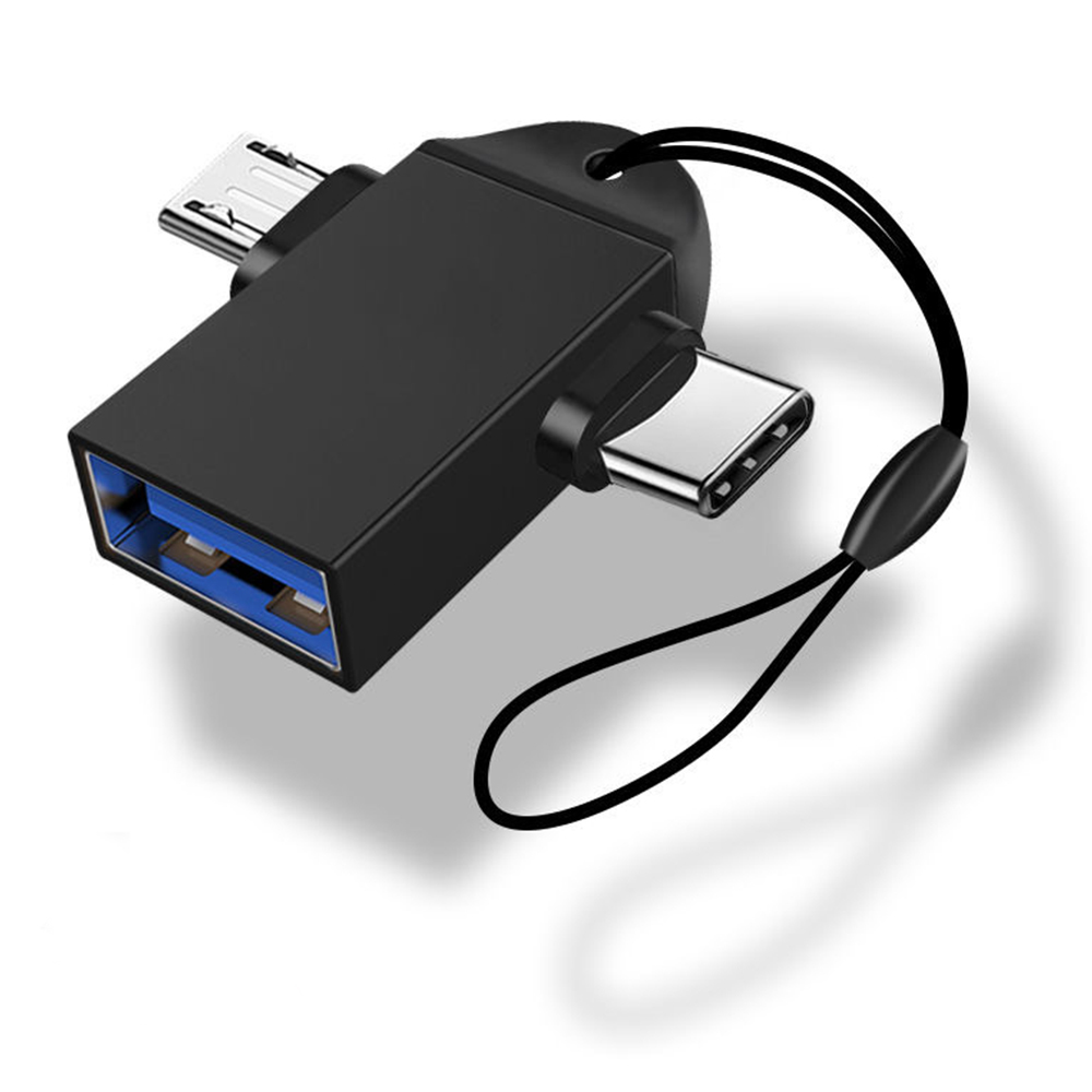 FONKEN-Adaptador tipo Otg C 2 en 1, convertidor Micro Usb Otg C 3,0, Conector de ratón de disco Flash para teléfono inteligente, Android, enchufe Usb ► Foto 1/6