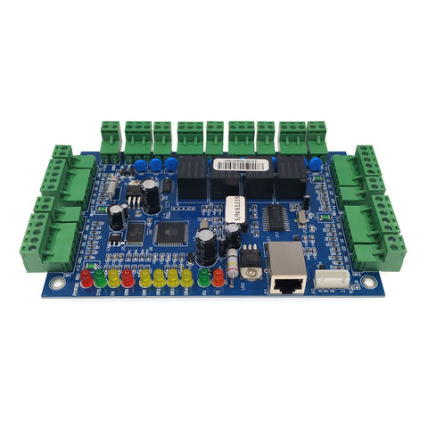 Controlador UTC Wiegand, controlador de acceso de cuatro puertas TCP IP, compatible con función de acceso múltiple, alarma de fuego, etc.sn:B04 ► Foto 1/6