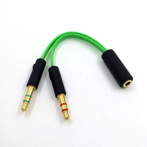 Cable de Audio para auriculares, adaptador de auriculares con divisor de micrófono para Razer ► Foto 1/5