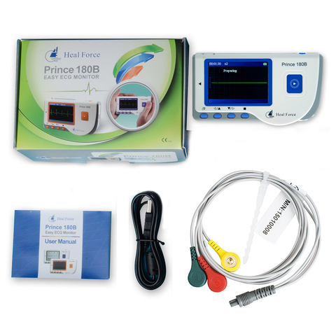 Heal Force Prince 180B-Monitor Ecg portátil para el hogar, medición continua, certificado CE ► Foto 1/5