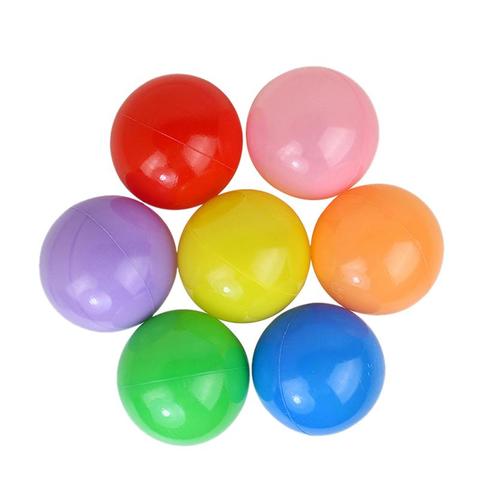 Bolas coloridas ecológicas de plástico suave para piscina de bebé, juguete de ondas de 100 cm, E5D9, 5,5 unids/lote ► Foto 1/6