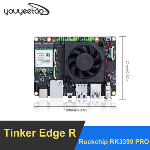 Youyeetoo ASUS Tinker borde R de placa única computadora Rockchip RK3399PRO Inteligencia Artificial Android 8,1 ► Foto 1/6