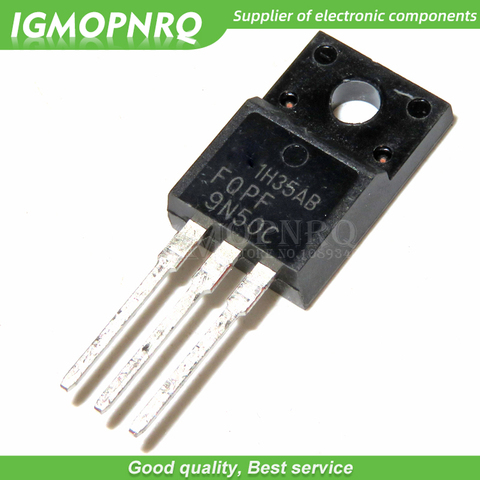 MOSFET-10 unidades/lote FQPF9N50C, 9N50C, N-CH, 500V, 9A, TO-220F, nuevo, Original, envío gratis ► Foto 1/1