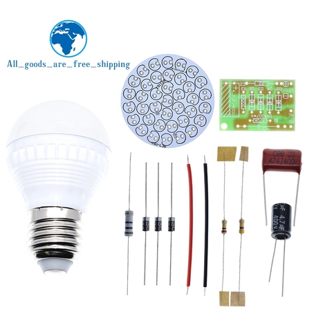 TZT AC 85V-277V Mini ahorro de energía 2,4 W 38 lámparas LED Kit de bricolaje para acampar en la barbacoa salvaje, no incluir el led ► Foto 1/6