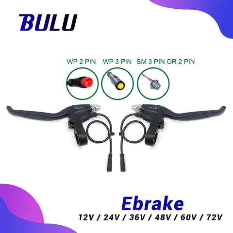 BULU WUXING-freno eléctrico 115PDD, palanca de freno para bicicleta eléctrica, patinete eléctrico, freno de potencia cortado para bicicleta de montaña y carretera ► Foto 1/6