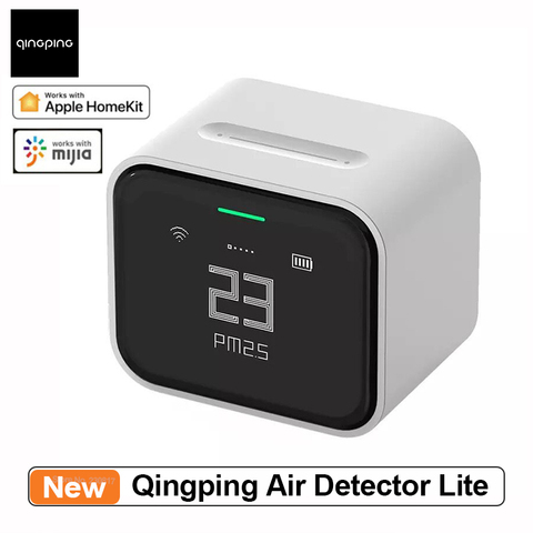 Qingping-Detector de aire lite, Monitor de aire con pantalla táctil IPS, Retina, operación táctil, pm2.5, funciona con la aplicación Apple Homekit Mijia ► Foto 1/6