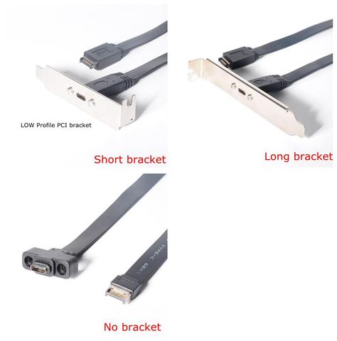 Cabecera de Panel frontal USB 3,1, Cable de expansión macho a USB-C, tipo C hembra, 30cm, 50cm, 80cm ► Foto 1/6