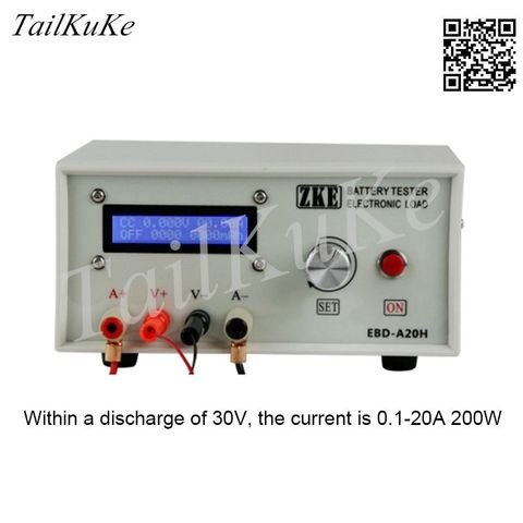 EBD-A20H de carga electrónica, probador de capacidad de batería, prueba de fuente de alimentación, modelo de descarga de batería AC ► Foto 1/2