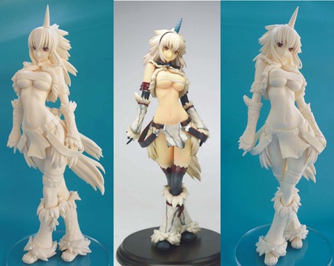 GK monster hunter-hecho a mano de resina, WF2014, invierno, fiend, kirin, punto ► Foto 1/3