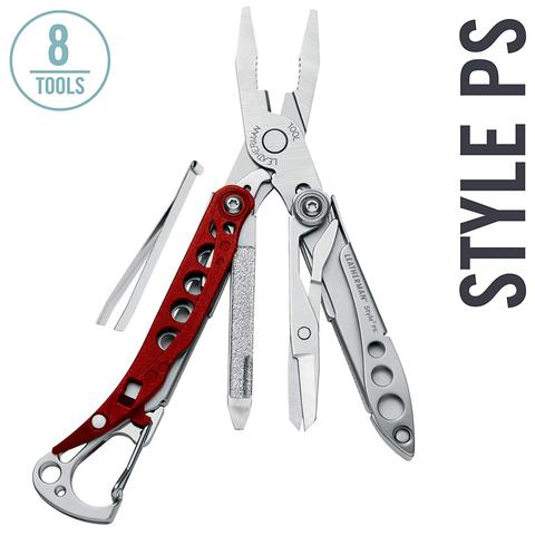 Llavero PS de estilo LEATHERMAN, multiherramienta con tijeras de acción de primavera y herramientas de aseo ► Foto 1/5