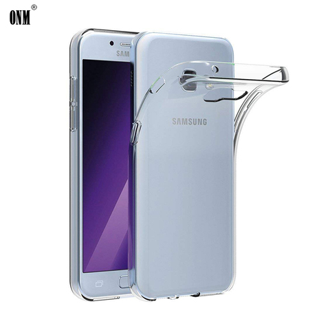 Funda trasera para Samsung Galaxy A3 A5 A7 2017 TPU silicona transparente parachoques funda para Samsung suave A5 2017 A320F A520F ► Foto 1/6