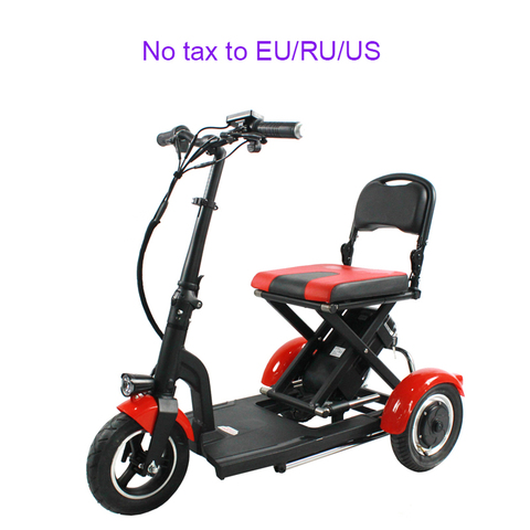 Triciclo eléctrico plegable para adulto, bicicleta de aleación de aluminio con 3 ruedas y batería de litio ► Foto 1/6