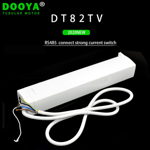 DOOYA motor eléctrico CC DT82TV 110-240V RS485 contacto seco silencioso motor de cortina motorizada para smart home cortina motorizada, ► Foto 1/5