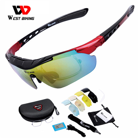 Gafas polarizadas de ciclismo para hombre y mujer, 5 lentes, equipo deportivo ► Foto 1/6