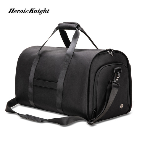 Bolsa de viaje de gran capacidad multifunción Heroic Knight para hombre, bolsa de equipaje para ropa, bolsa resistente al agua para portátil de 17 pulgadas shoetouch ► Foto 1/6