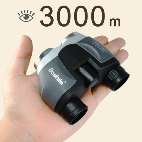 Boshile-prismáticos de concierto 10x, telescopio compacto Hd Mini binocular de bolsillo portátil para caza, Camping, senderismo, visión nocturna Lll ► Foto 1/6