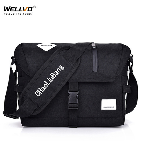 Bolso de mensajero Oxford impermeable para hombre, bandolera para bicicleta de montaña, bolso de viaje de hombro, XA608ZC ► Foto 1/6