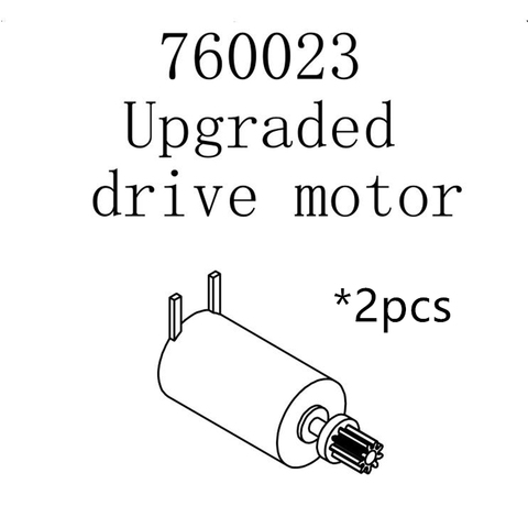 Motor mejorado para carreras de coches de control remoto, piezas de repuesto de más velocidad, paquete de 2 Uds., Turbo 760023 Racing 1:76 ► Foto 1/1