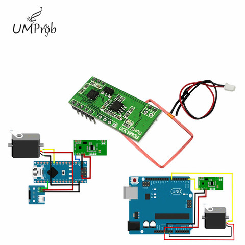 RDM6300 125 Khz EM4100 lector RFID módulo UART salida sistema de Control de acceso para arduino ► Foto 1/3