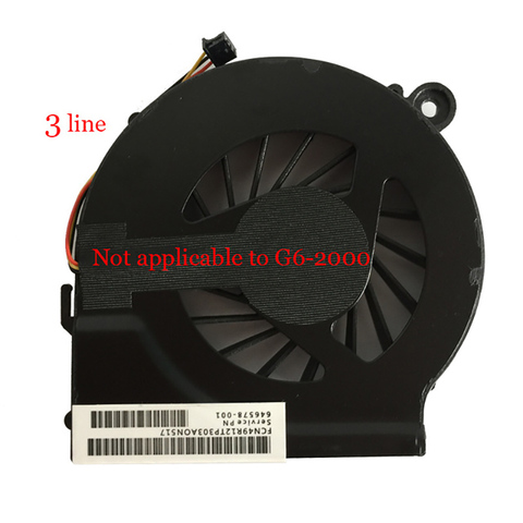 Nuevo ventilador portátil para HP Pavilion G7 G6 G4 G4t G6t G7t 646578-001 724870-001 CPU portátil, ventilador de refrigeración ► Foto 1/3