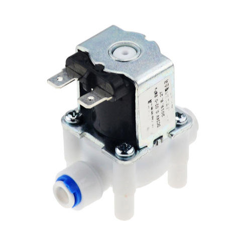 Válvula Solenoide eléctrica magnética, interruptor de flujo de entrada de aire y agua, DC 12V, 1/4 