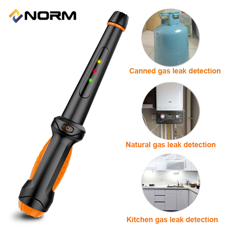 NORM Auto alarma Detector de Gas probador de fugas para Gas metano, Gas Natural, Gas licuado de petróleo, Gas Combustible e inflamable ► Foto 1/6