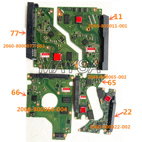 WD-disco duro PCB 800022 + 800065 + 800066 + 800077 + 810011 desbloqueo, placa PCB, compatible con PC3000 ► Foto 1/2