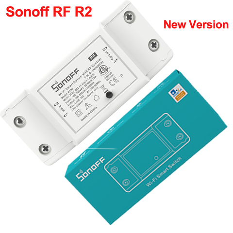 Itead Sonoff RF R2 WiFi inteligente interruptor receptor RF de 433Mhz inteligente inalámbrico remoto Control inteligente Wifi en casa interruptor 10A 2200W ► Foto 1/6